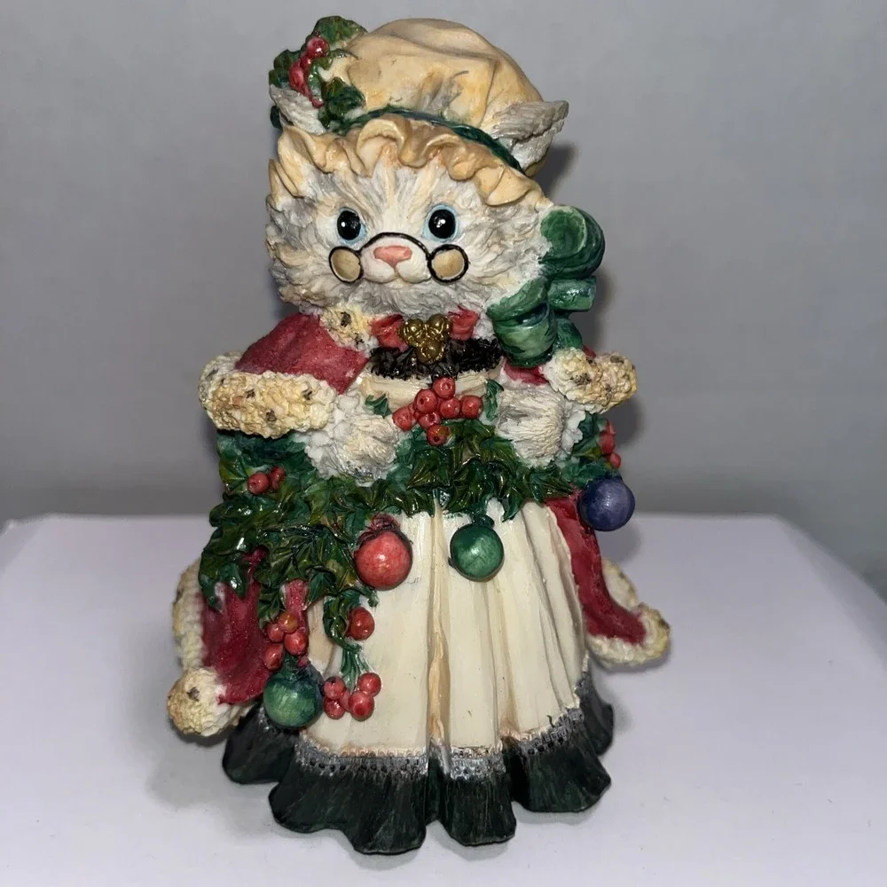 Vintage The Thickets at Sweetbriar Mrs. Claws CAT‎ Christmas Is A Time for LOVE